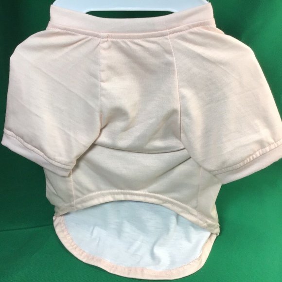 Dog Walk Exercise Pet outfit Clothes pink t-shirt getting in my steps - Picture 4 of 4